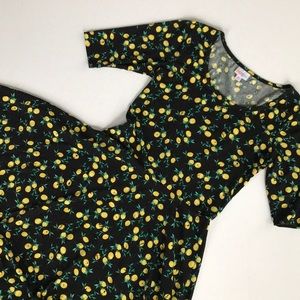 LuLaRoe Nicole Lemon Dress